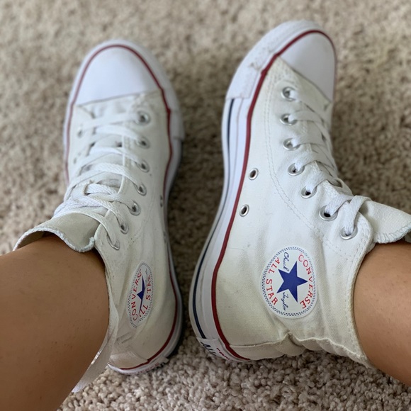 poshmark converse high tops
